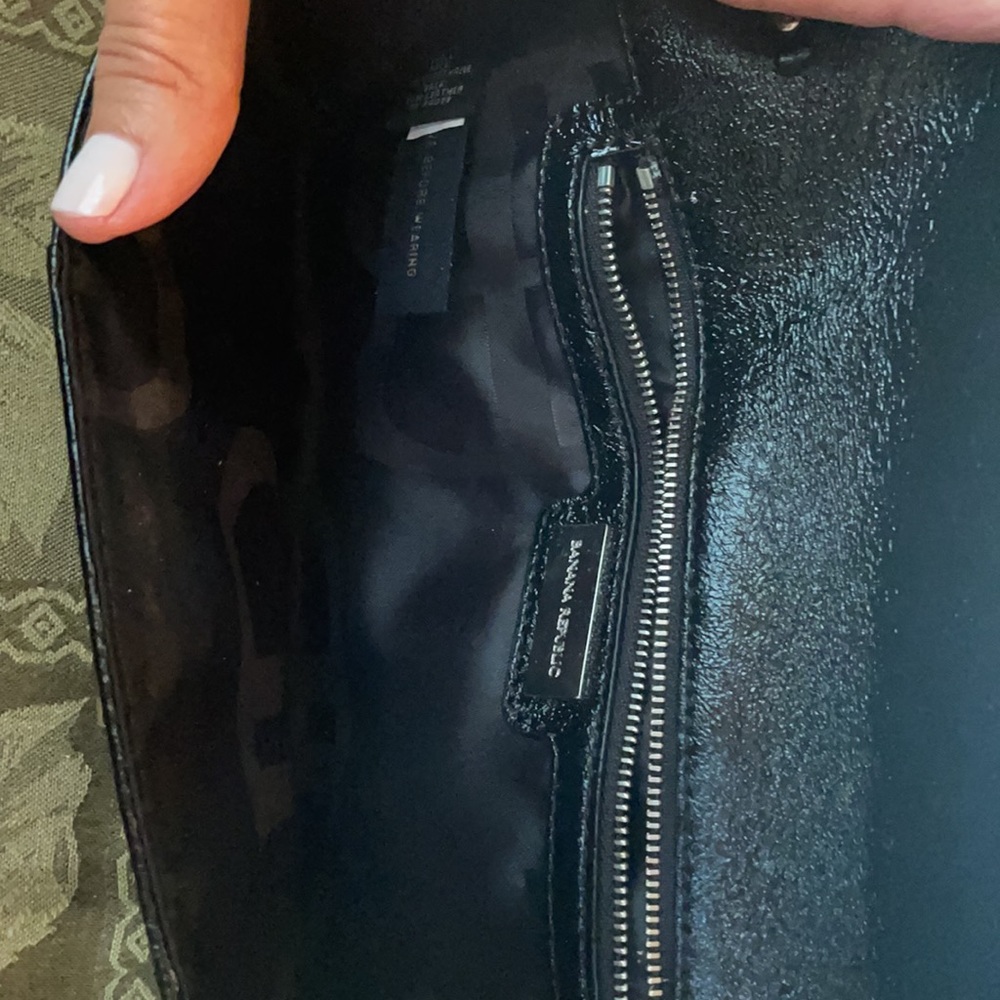 Banana Republic black leather clutch - Picture 6 of 8